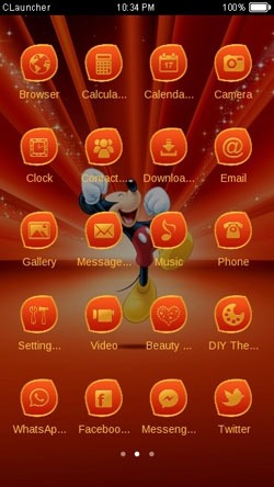 Mickey Mouse CLauncher Android Theme Image 2