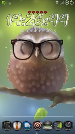 Little Owl Android Wallpaper Image 2