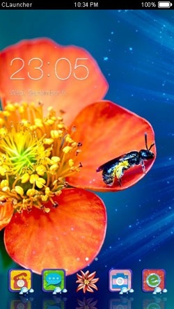 Muscari Flower CLauncher Android Theme Image 1