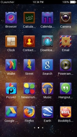 Colorful Sky CLauncher Android Theme Image 2