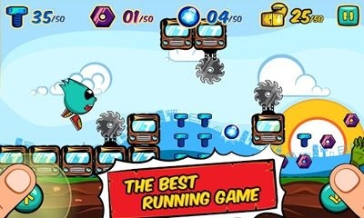 Running Rico Alien vs Zombies Android Game Image 1