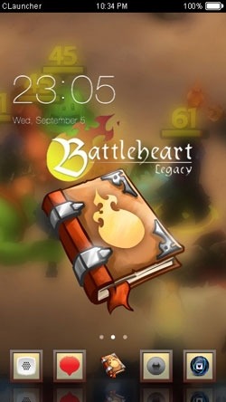 Battleheart Legacy CLauncher Android Theme Image 1