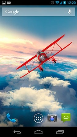 Glider In The Sky Android Wallpaper Image 1