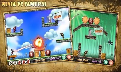 Ninja vs Samurais Android Game Image 1