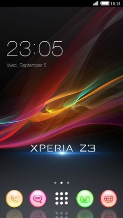 Xperia Z3 CLauncher Android Theme Image 1