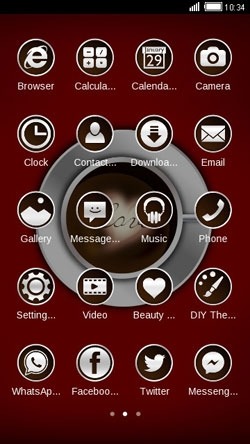 Coffee With Love CLauncher Android Theme Image 2