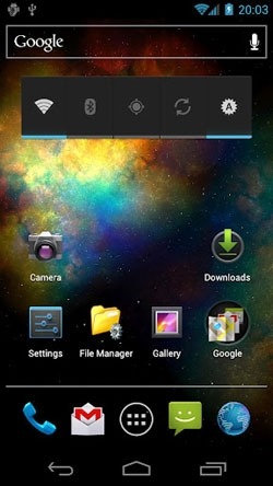 Vortex Galaxy Android Wallpaper Image 1