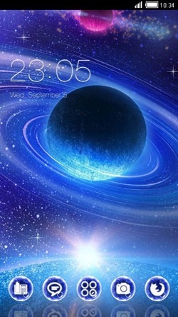 Galaxy Sparkle CLauncher Android Theme Image 1