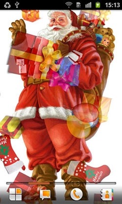 Santa Claus Android Wallpaper Image 1
