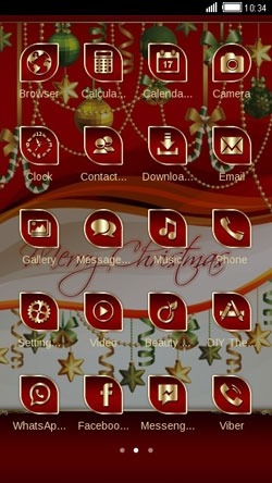 Merry Christmas CLauncher Android Theme Image 2