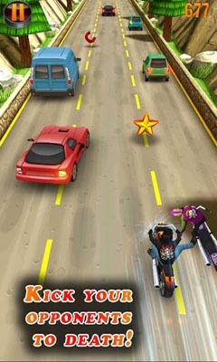 Deadly Moto Racing Android Game Image 1