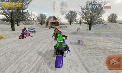Snowbike Racing Android Game Image 1