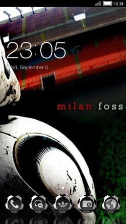 Milan Fossa CLauncher Android Theme Image 1