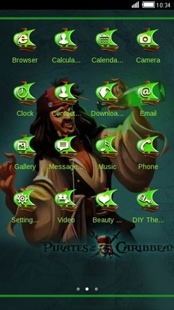 Pirate CLauncher Android Theme Image 2