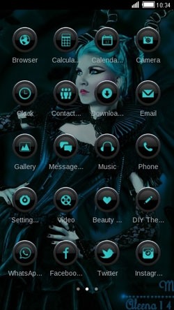 The Devil CLauncher Android Theme Image 2