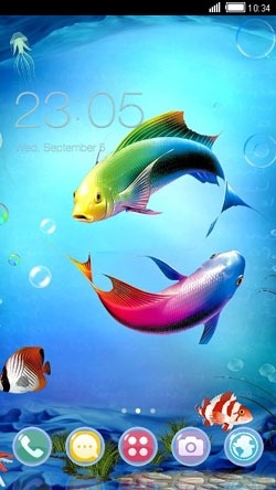 Underwater CLauncher Android Theme Image 1