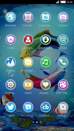 Underwater CLauncher Android Theme Image 2