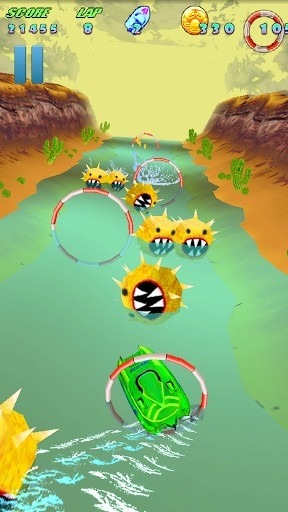 Turbo River Racing Android Game Image 1