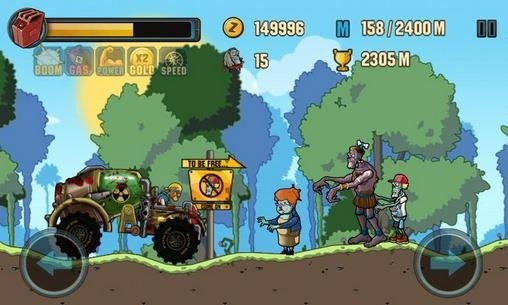 Zombie Road Racing Android Game Image 1