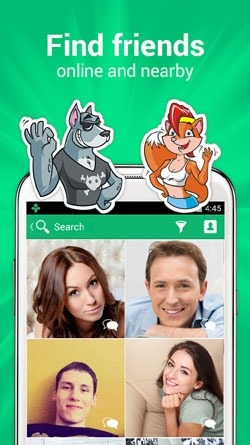 Frim - Chat for Friends Android Application Image 1