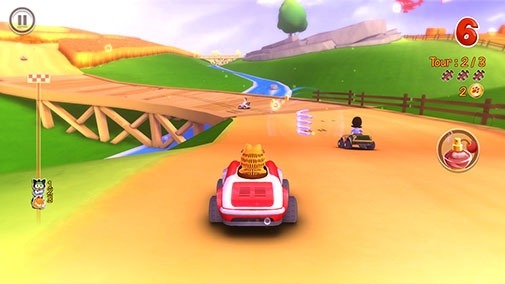 Garfield Kart Android Game Image 1