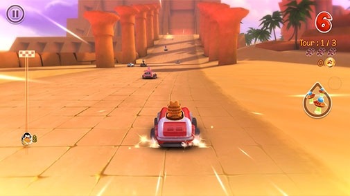 Garfield Kart Android Game Image 2