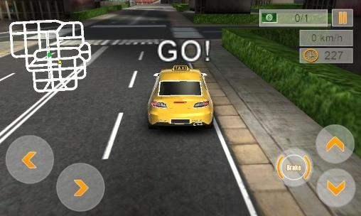 Modern Taxi Driving 3D Android Game Image 1