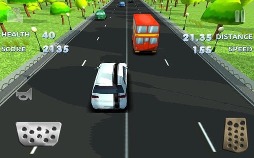 Toon Traffic Speed Racing Android Game Image 1