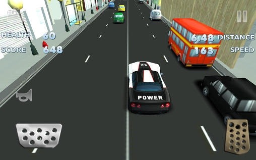 Toon Traffic Speed Racing Android Game Image 2
