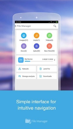File Manager (Explorer) Android Application Image 1
