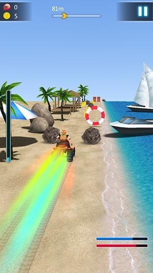 Real Beach Moto Racing Android Game Image 1