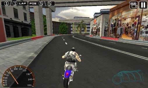 Moto Racing 3D Android Game Image 1