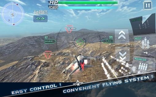 Jet Fighters: Modern Air Combat 3D Android Game Image 1