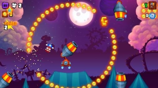Galaxy Cannon Rider Android Game Image 1