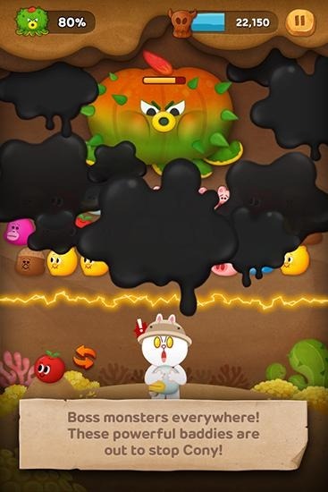 Line Bubble 2: The Adventure of Cony Android Game Image 1