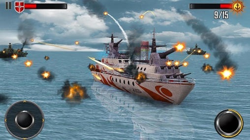 Sea Battleship Combat 3D Android Game Image 2