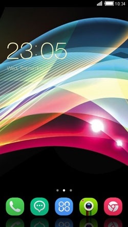 Abstract Shine CLauncher Android Theme Image 1