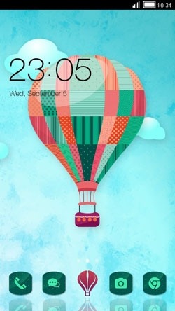 Hot Air Balloon CLauncher Android Theme Image 1