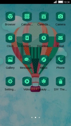 Hot Air Balloon CLauncher Android Theme Image 2