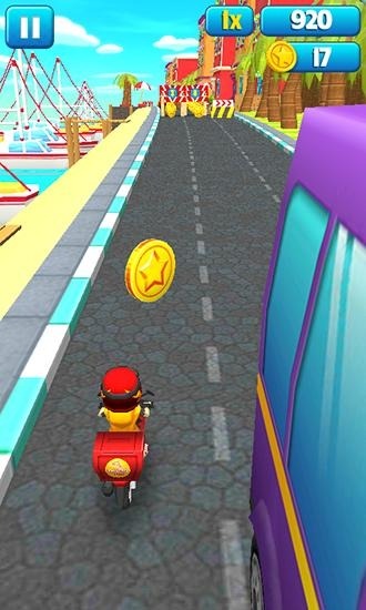 Subway Crazy Scooters Android Game Image 1