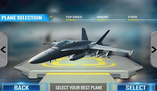 F18 Army Fighter Aircraft 3D: Jet Attack Android Game Image 1