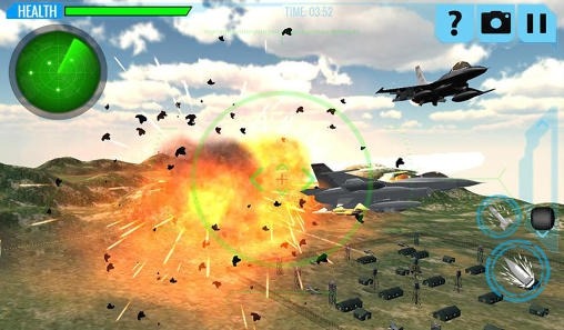 F18 Army Fighter Aircraft 3D: Jet Attack Android Game Image 2