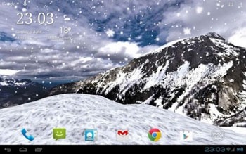 Snowfall 360 Android Wallpaper Image 2