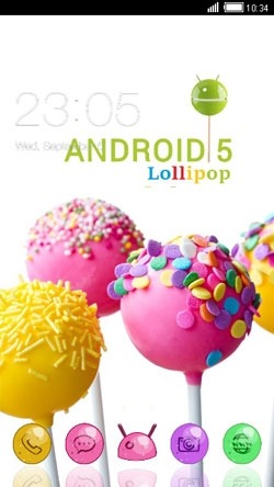 Android Lollipop CLauncher Android Theme Image 1