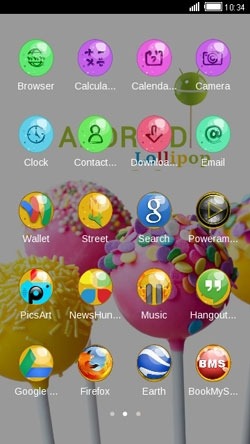 Android Lollipop CLauncher Android Theme Image 2