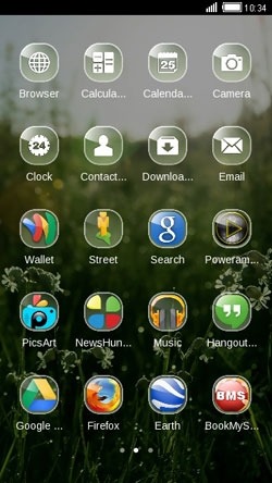 Cloudy Nature CLauncher Android Theme Image 2