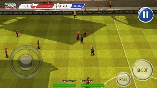 Striker Soccer: America 2015 Android Game Image 1