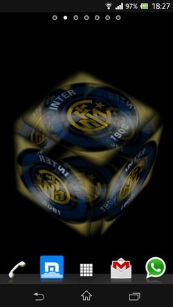 Ball 3D Inter Milan Android Wallpaper Image 2