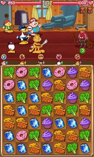 Garfield&#039;s Epic Food Fight Android Game Image 1