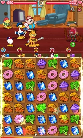 Garfield&#039;s Epic Food Fight Android Game Image 2